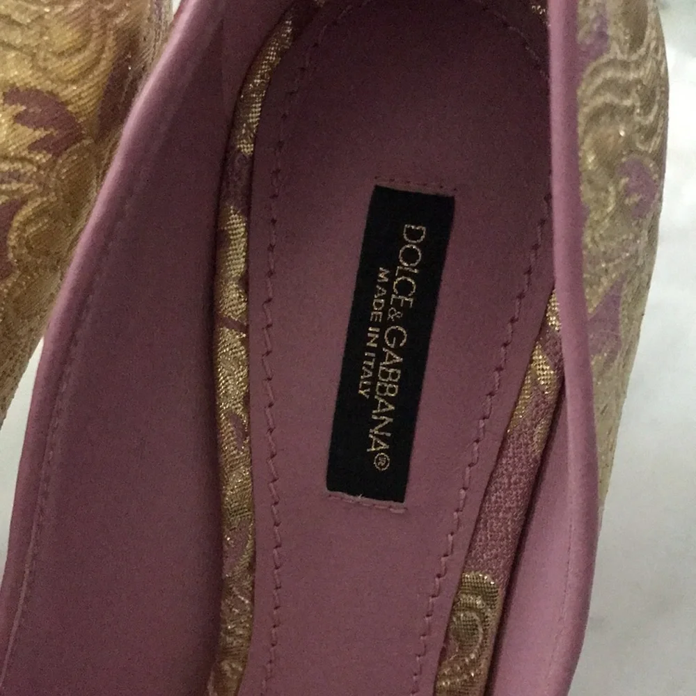 Dolce & Gabbana Purple Heels 37.5 - Picture 3 of 7